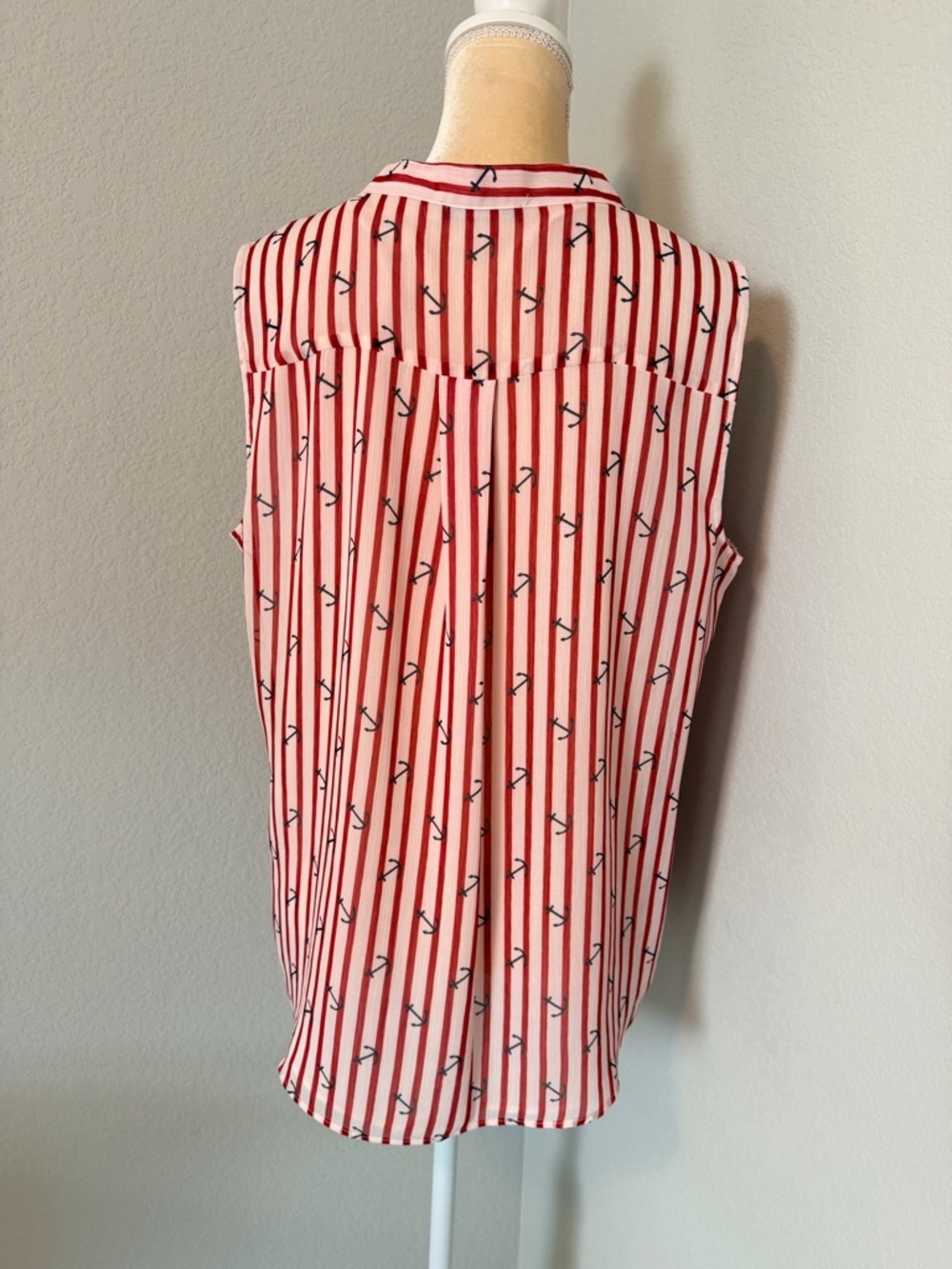 Tommy Hilfiger Nautical Ruffle Tie-Neck Blouse - Picture 5 of 8